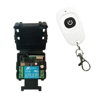 DC12/24 V 10A Relé 1 CH RF Interruptor de Controle Remoto Transmissor Sem Fio com Receptor 315/433 mhz controle remoto