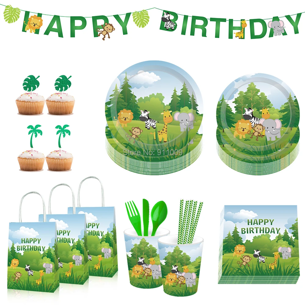 jungle party supplies