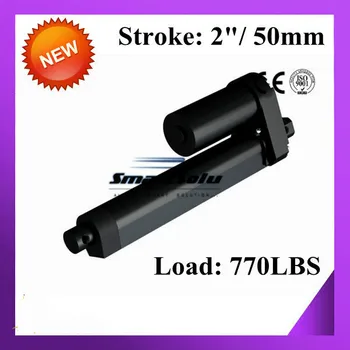 

2016 New Arrival 12V DC 50mm=2inch Stroke 3500N=350KGS=770LBS 6mm/s heavy duty linear actuator