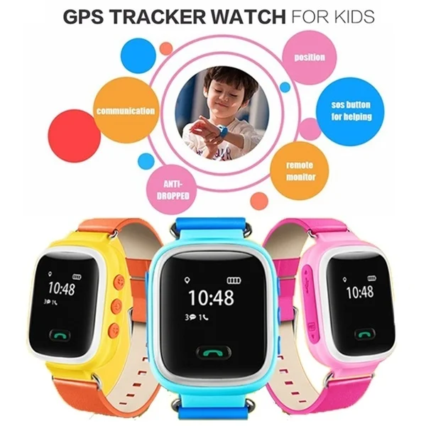 Children Kids Security GPS Tracker Smart Watch SOS Outdoor Emergency for Iphone&Android Waterproof Bluetooth Remote Monitor