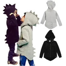 Г. Весенняя куртка для маленьких мальчиков, костюм с изображением динозавра, детская одежда модные толстовки с капюшоном для девочек, свитшоты детская одежда хлопковое пальто для мальчиков, топы