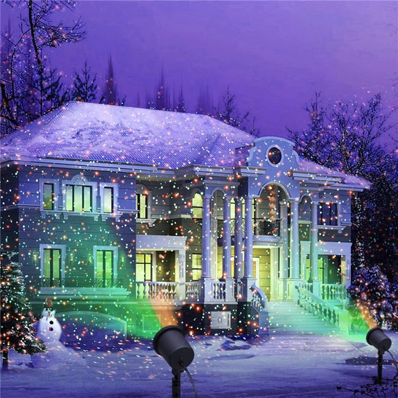 Outdoor Garden Lawn Stage Effect Light Fairy Sky Star Laser Projector Waterproof Landscape Park Garden Christmas Decorative Lamp (1)