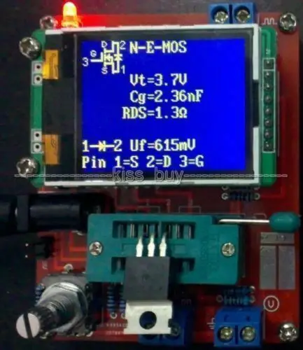 DYKB многофункциональный TFT LCD GM328 Транзистор тестер LCR Диодная емкость ESR метр ШИМ