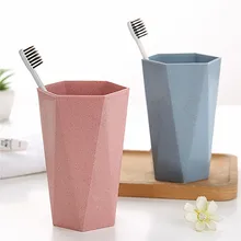 Bathroom Tumblers Toothbrush Cup Solid Wheat Straw Cup Bathroom Accessories Set Rinsing Cup Wash Tooth Mug zahnbecher#BL5