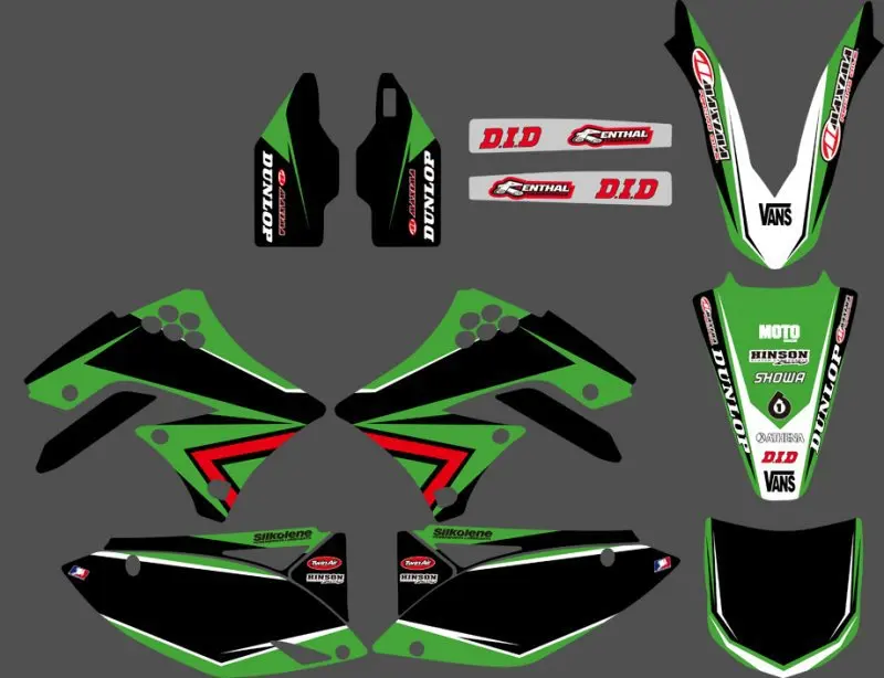 

GRAPHICS & BACKGROUNDS DECALS STICKERS Kits for Kawasaki KX450F KXF450 2009 2010 2011 2012 KX 450F KXF 450
