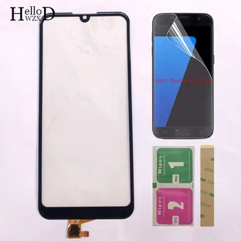 Перейти на Алиэкспресс и купить Сенсорный экран для Huawei Y6 2019/Y6 Prime 2019/Y6 Pro 2019 сенсорный экран дигитайзер панель Датчик Переднее стекло-протектор пленка