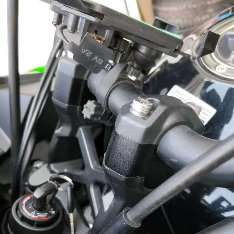 Велосипед GP подходит для Kawasaki Versys 1000 2015 ON risers адаптеры регулировки высоты Черный