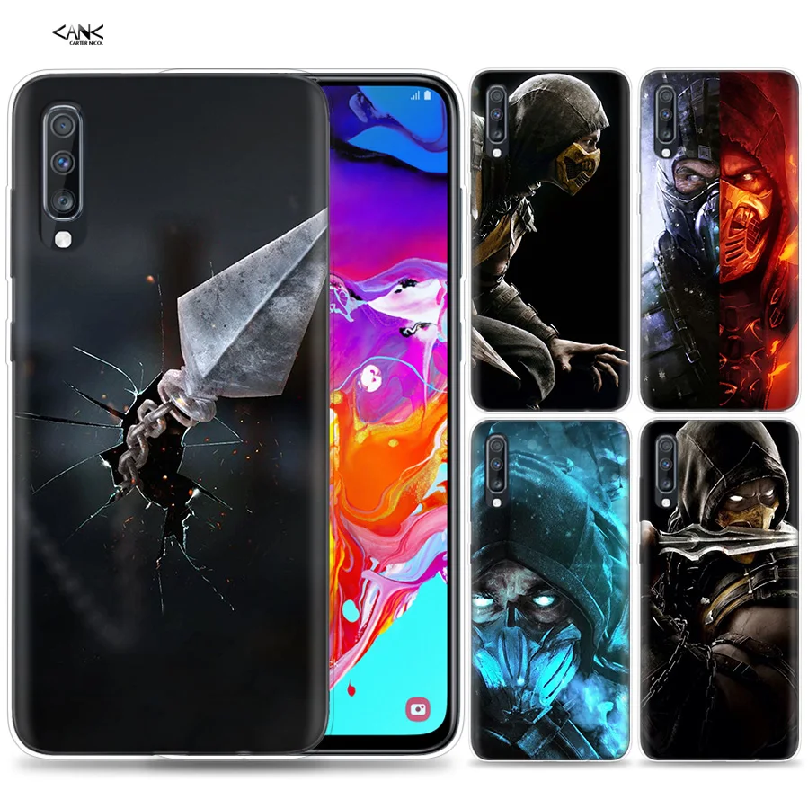 

Bags Case for Samsung Galaxy Mobile Phone A50 A70 A30 A20 J4 J6 J8 A6 A8 M30 A7 Plus 2018 Note 8 9 Mortal Kombat Coque J6Plus A6