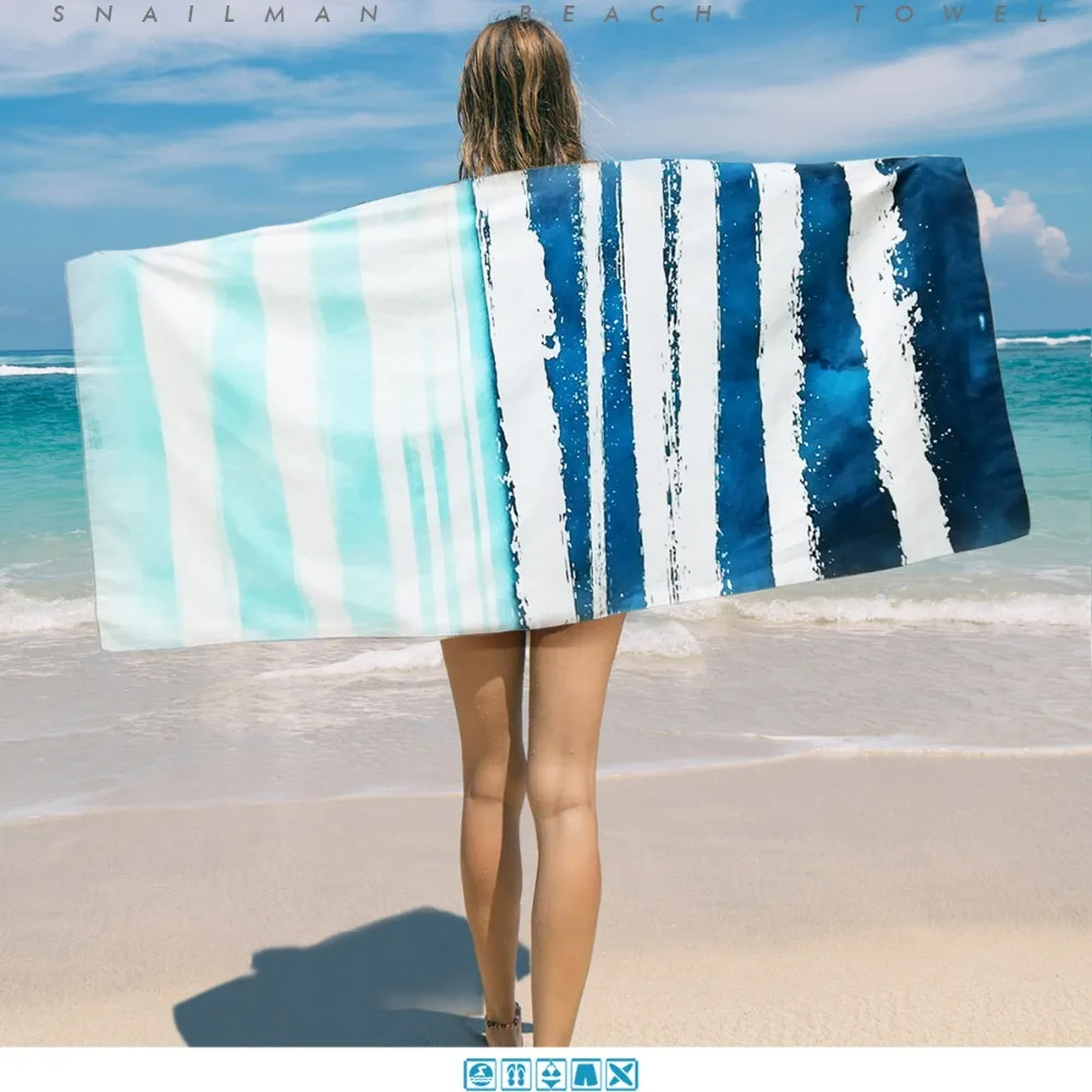 العلامة التجارية تصفح منشفة ستوكات السفر نزهة منشفة ركوب الأمواج الغوص هاواي المدمجة الشاطئ منشفة