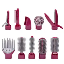 10 в 1 многофункциональный фен для волос Домашний прямой бигуди для волос Объем двойного назначения стиль волос Съемная вращающаяся Горячая воздушная щетка