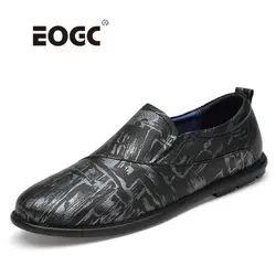 Модная стильная обувь из натуральной кожи, мужские мягкие лоферы, Мокасины высокого качества, мужская обувь на плоской подошве, обувь для