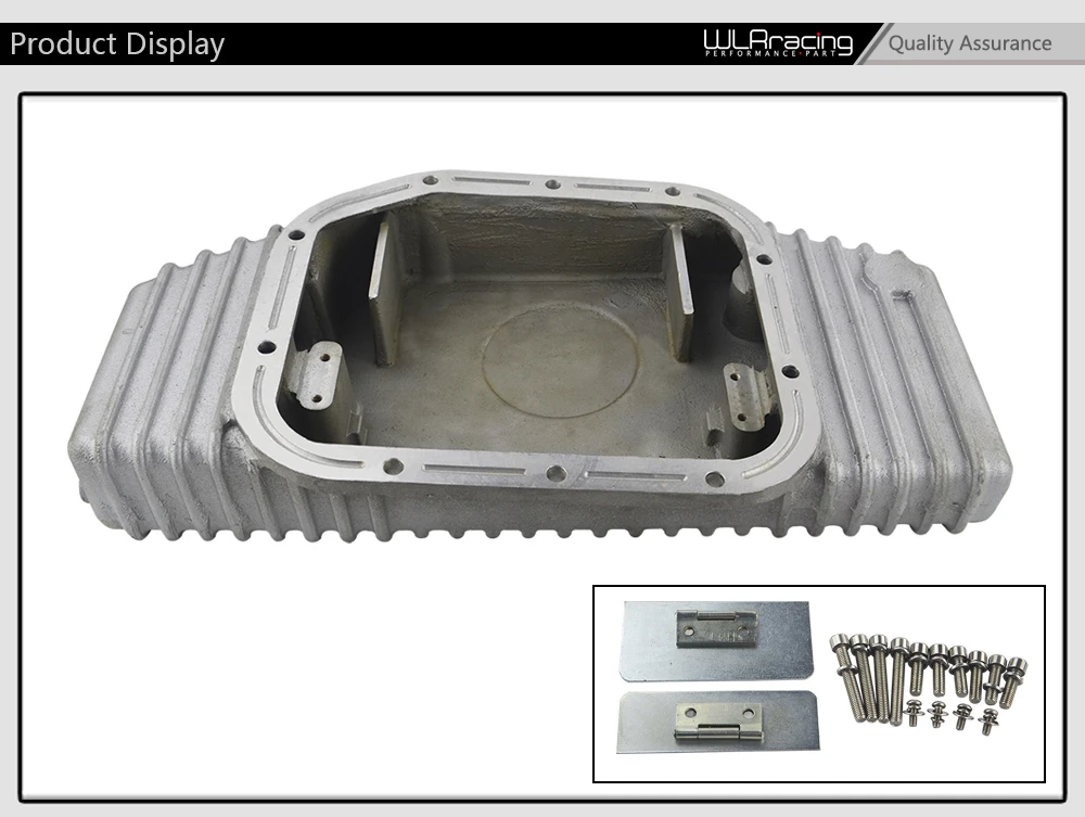 WLR-Высокая емкость литой алюминиевый с толку масляный поддон обновление для 89-02 Nissan SR20 SR20DET S13 S14 S15 Silvia 240SX 180SX