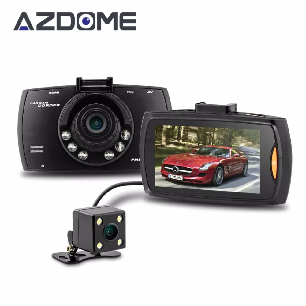 Azdome G30B Dual Lens Car DVR Front font b camera b font Full HD 1080P External