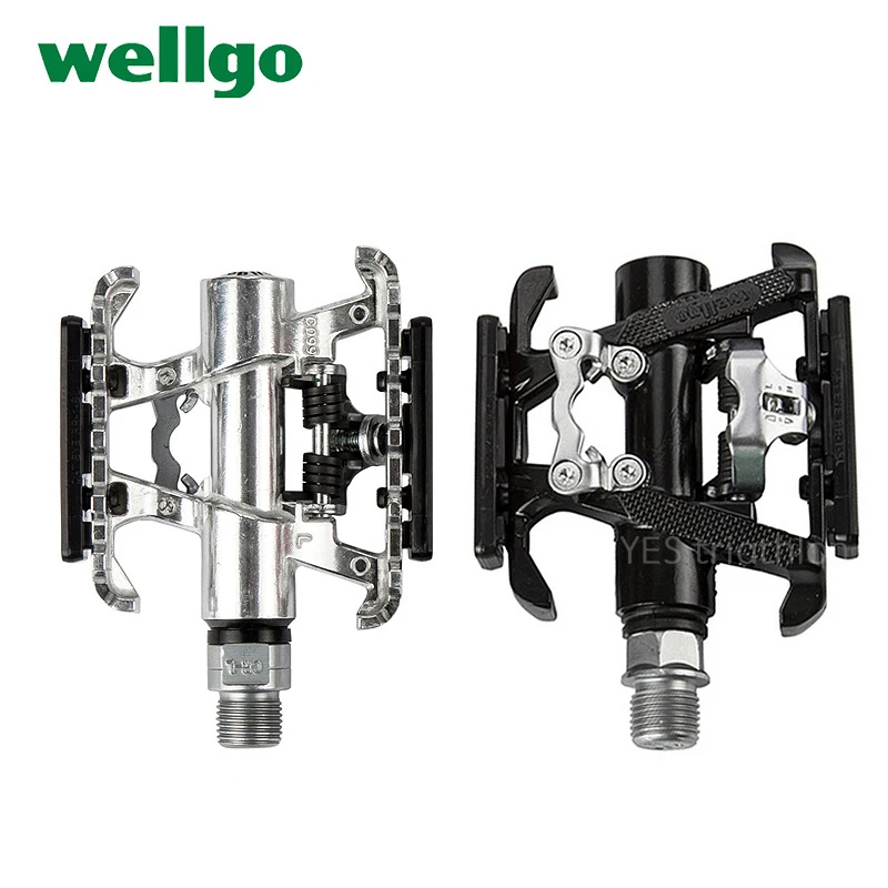 

Wellgo C099 MTB Bicycle Double-sides Ball Bearing Pedal Self-locking Pedal
