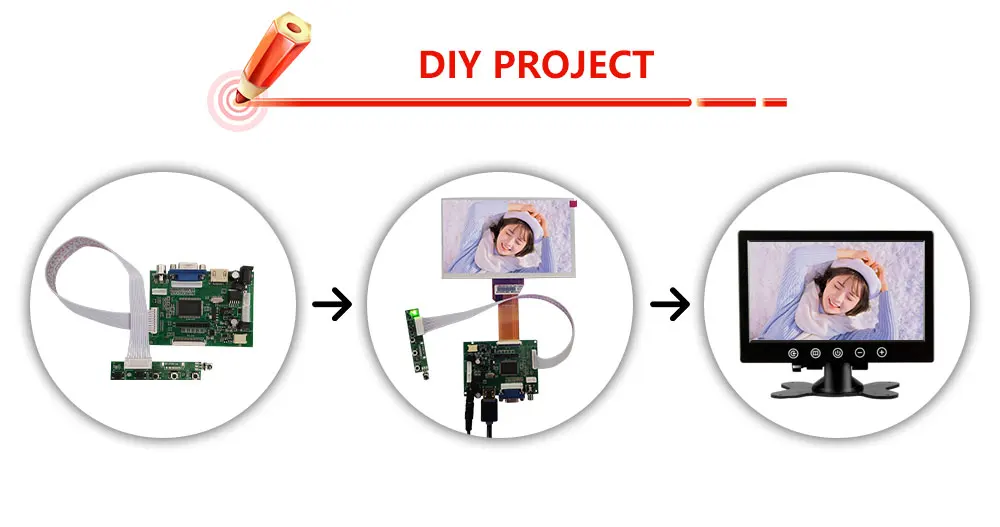 ЖК ttl LVDS плата контроллера HDMI VGA 2AV 50PIN для AT070TN90 92 94 Поддержка автоматически VS-TY2662-V1 драйвер платы
