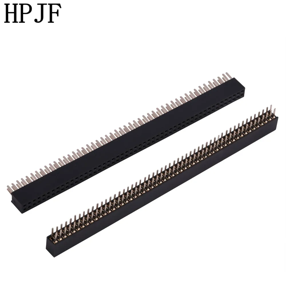 2 шт. шаг 1 27 мм 2x4 0/50Pin 80/100 Pin Женский двойной прямой ряд Заголовок разъем |