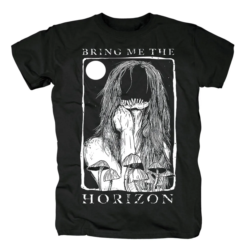 Us 220 Bloodhoof Free Shipping Bring Me The Horizon Metalcore Deathcore Reaper Tattoo Black Mens New T Shirt Asian Size In T Shirts From Mens