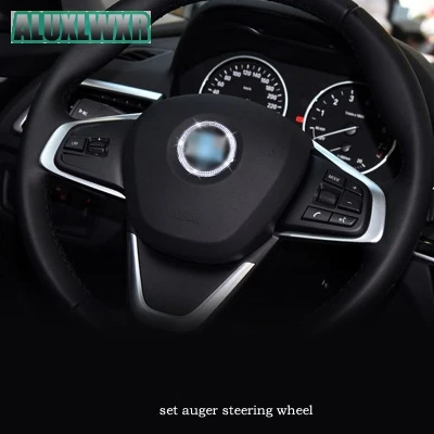 Наклейки на руль автомобиля декоративный круг металл 1 шт. для BMW X1 X3 X4 X5 X6 Z3 Z4 3 5 7