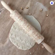 Пасхальное яйцо печать деревянная Скалка 3D рельефная скалка для выпечки дома Kicthen TT-best