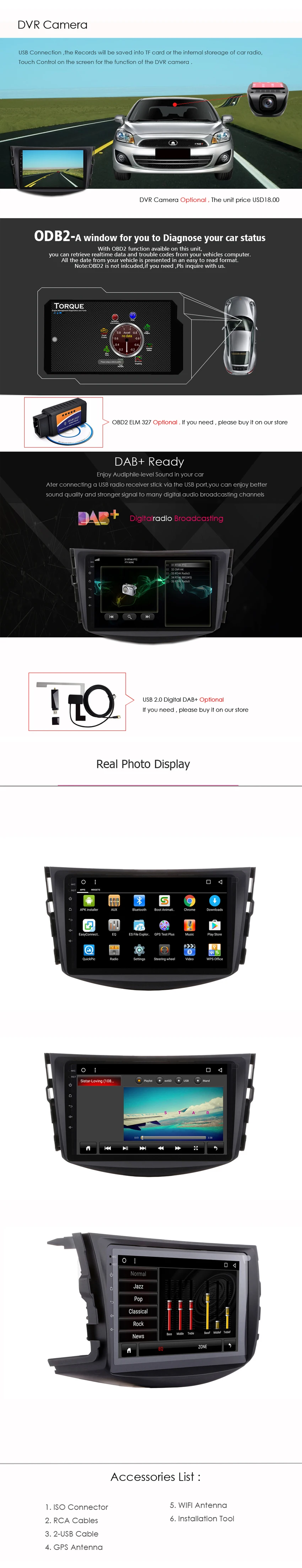 Cheap Android 7.1 Octa Core car dvd Radio player for Toyota RAV4 Rav 4 2007-2011 car dvd gps navigation multimedia head unit stereo 2