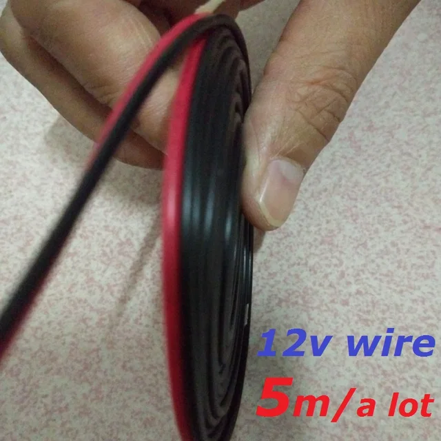 5 m/veel 12 V LED Verlichting Armatuur Power Kabel 0.5mm Draad ... 5 m/veel 12 V LED Verlichting Armatuur Power Kabel 0.5mm Draad ...