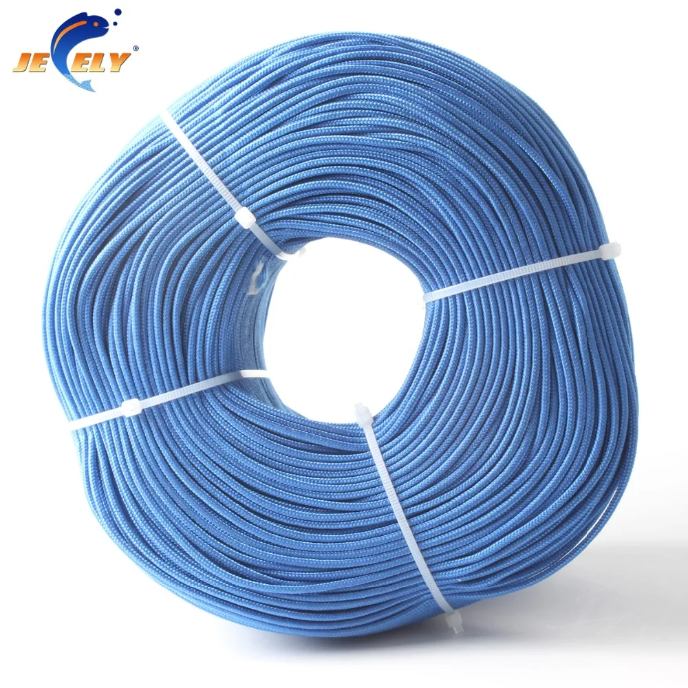 Free Shipping 1000M/PCS 420LB 2MM 16 Strand Dyneema Braid Spearfishing Line Round with Sleeve