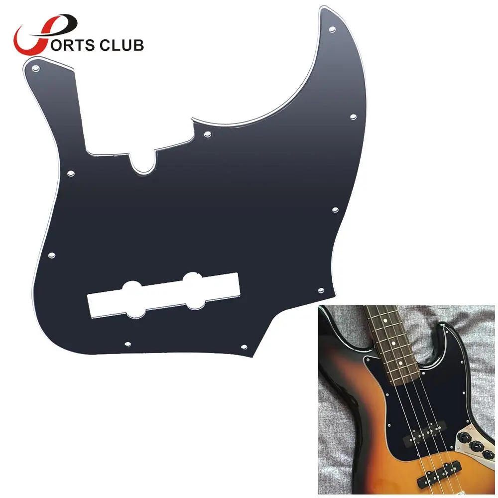 10 отверстий JB Bass pick guard pick Guards царапина пластина для стандартных джазовых басов для TAGIMA JB 3Ply ПВХ строительство