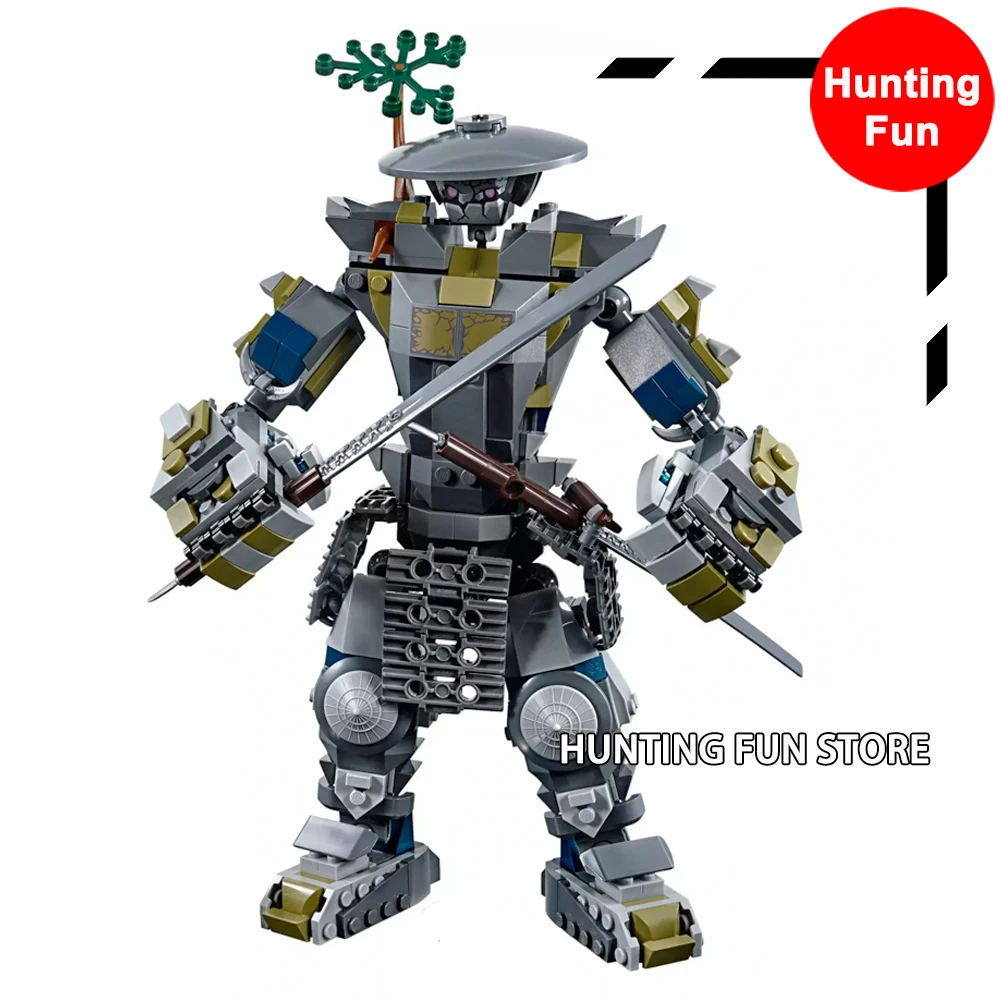 

06084 585pcs Hunted Oni Titan Set Ninja Minifigs Mini figures Compatible Ninjagoe 70658 Building Blocks Toy kids Gifts