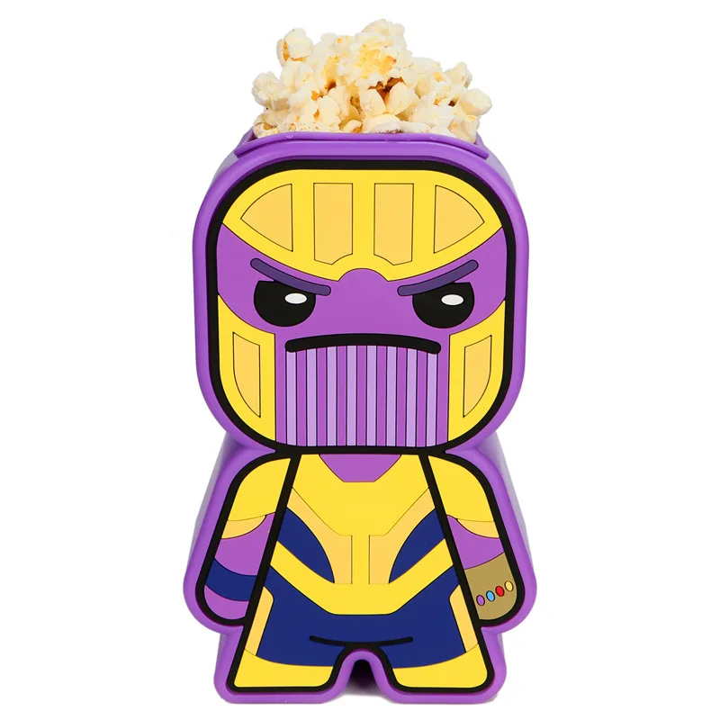 

Marvel Avenger Captain America Thanos Drink Cup Iron Man Water Bottle With Straw Popcorn bucket Children Мстители Gift Toys