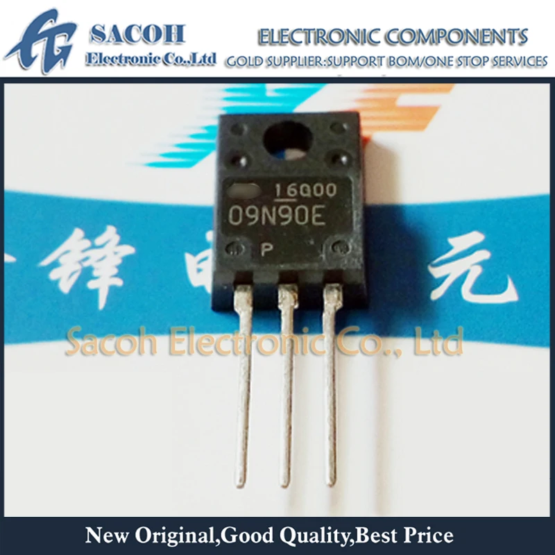 

Free Shipping 10Pcs FMV09N90E 09N90E FMV07N90E 07N90E FMV06N90E 06N90E TO-220F 9A 900V Power MOSFET Transistor