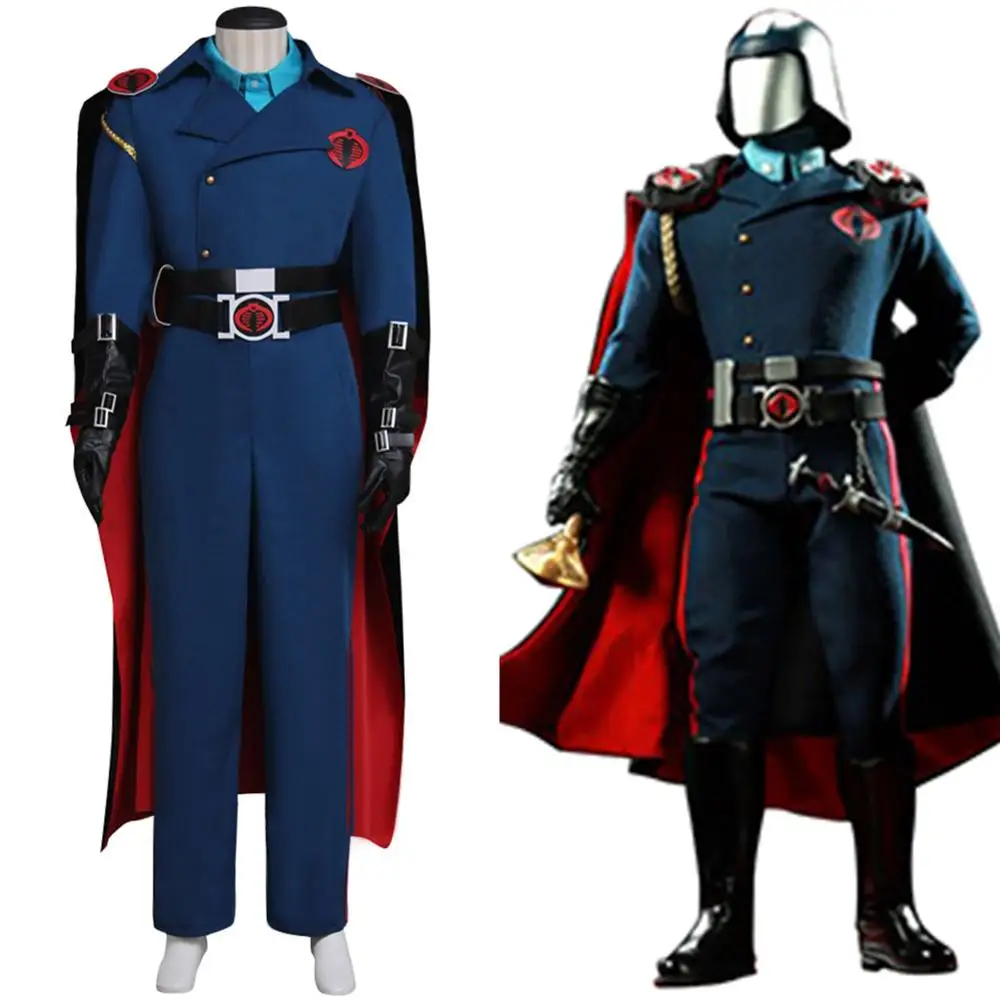 G.I. Джо: рост Кобра Косплэй Cobra Commander взрослый костюм Для мужчин наряд на Хэллоуин