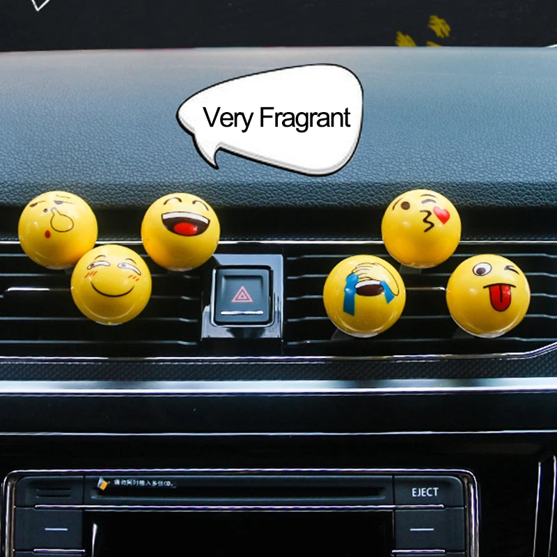 

Car Vent Air Freshener Car Air Conditioner Car Perfume Aromatherapy Automobile Ornaments WeChat Emoticon Car Styling Fresheren