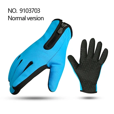 Мужские и женские зимние ветрозащитные теплые перчатки для велоспорта, перчатки для занятий спортом на открытом воздухе, перчатки для горного велосипеда, лыжного спорта, перчатки для сенсорного экрана - Цвет: 91037 Blue