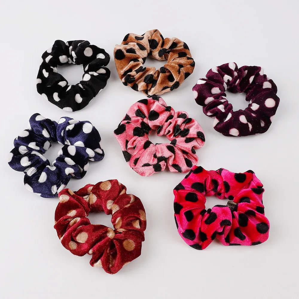 

Velvet Scrunchie Women Girls Elastic Hair Rubber Bands Accessories Gum For Women Tie Hair Ring Rope Ponytail Holder