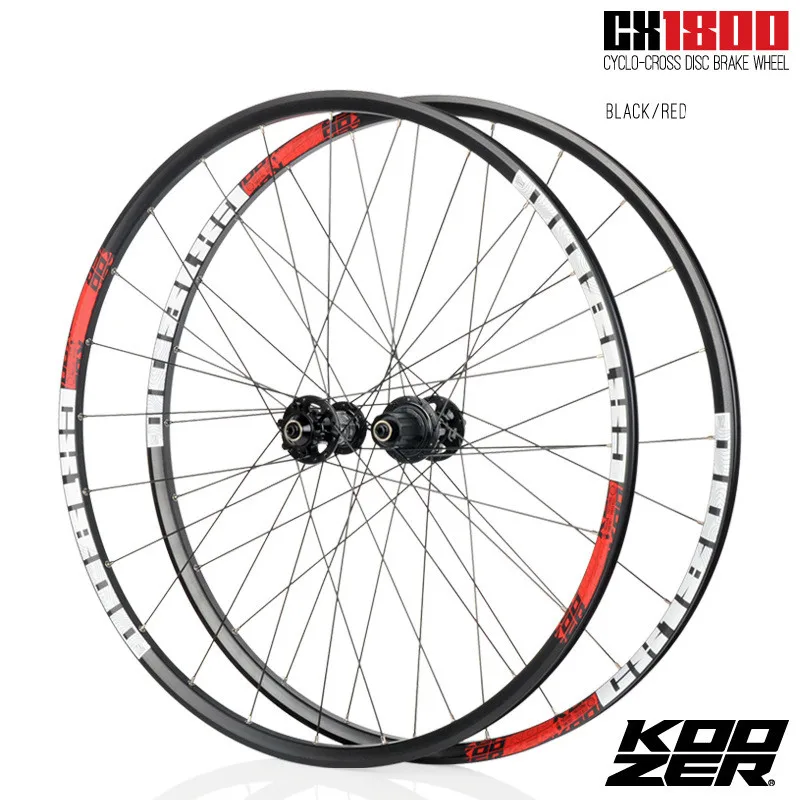 KOOZER CX1800 дорожный велосипед 700C дисковый тормоз колесная установка 4 подшипника 72