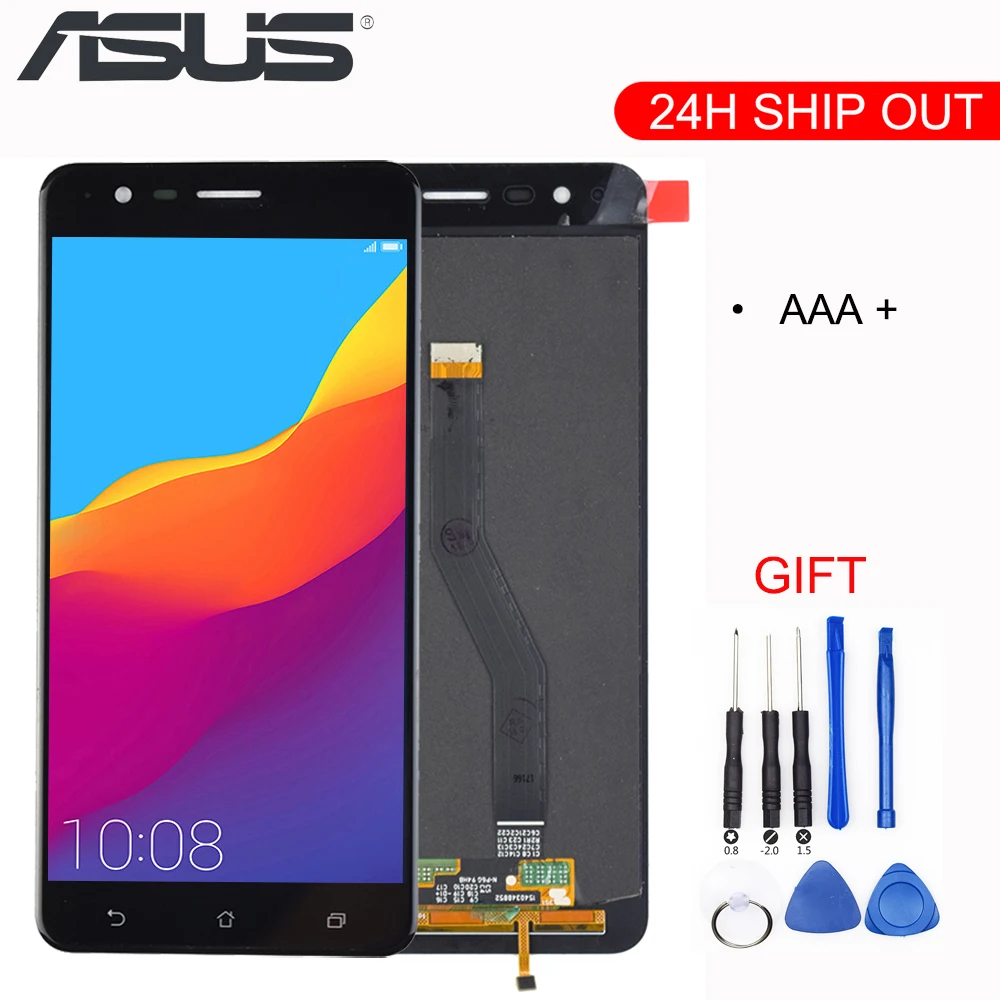 

New 5.5" For ASUS ZenFone 3 Zoom ZE553KL LCD Display Touch Screen Digitizer Assembly Replacement For ASUS Z01HDA LCD with Frame