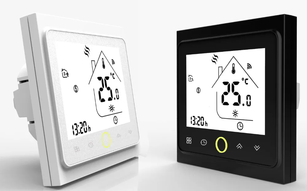 Sonic interaction 3A Еженедельный программируемый сенсорный ЖК-экран умный термостат wifi термостатический клапан радиатора для напольного тепла