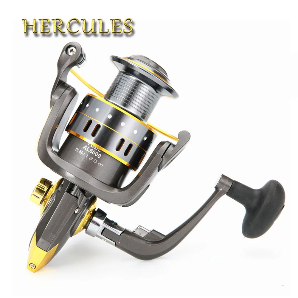 

Hercules 12 BB Spinning Fishing Reel Seawater/Freshwater Boat Rock Fly Fishing Reel carretilha de pesca 1000-7000 Series