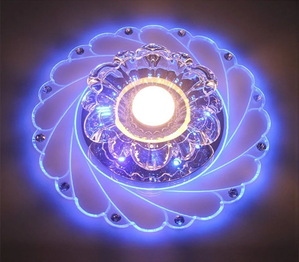 Lâmpada do Teto Led de Cristal Luz para Sala Moderno Teto Circular Mini Luminarias Rotunda Estar Corredor Cozinha Luz 9 ceiling light fitting