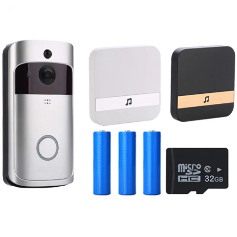 

V5 Doorbell Smart IP WIFI Video Intercom WI-FI Door Phone Bell Camera For Apartments IR Alarm Wireless Security Camera