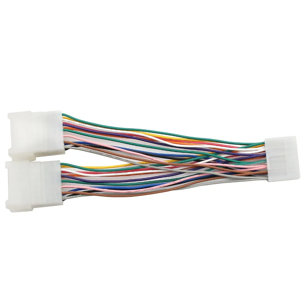 Car CD MP3 Player car mp3 player Splitter/Y cable Retention Y Harness Cable Fit for Toyota (5 + 7) connector QX995 Moonet (5 + 7)