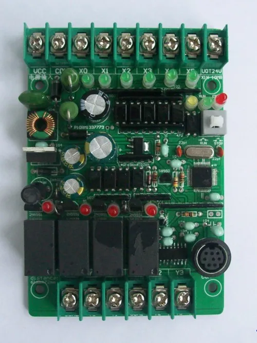 Быстрая ПЛК промышленная плата управления микроконтроллер доска реле программируемый контроллер FX1N-10MR FX1S-10MR