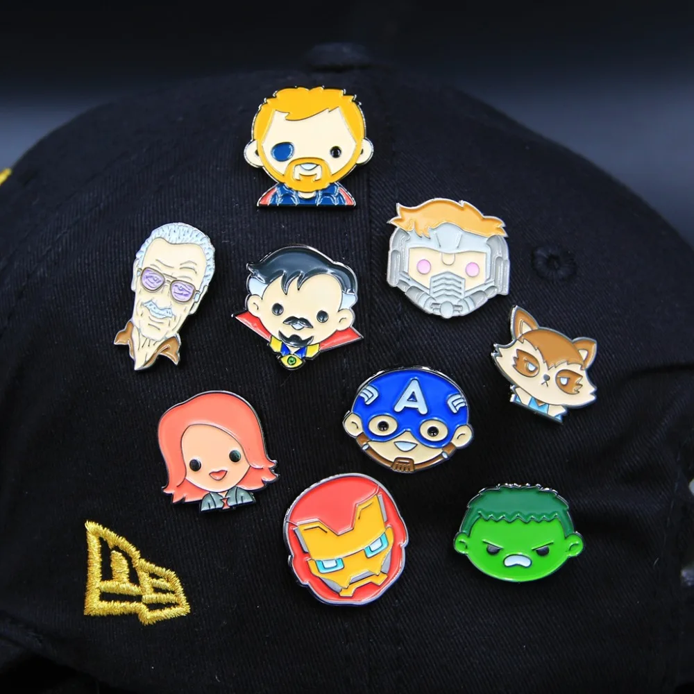 Button badges pin collectable various skull biker badges pirate jacket pins