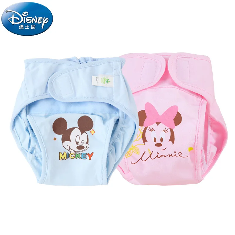 

Disney BABY Cotton Adjustable Cloth Diapers Reusable Baby Training Pants Infant Shorts Underwear Nappies Baby Cloth Diaper