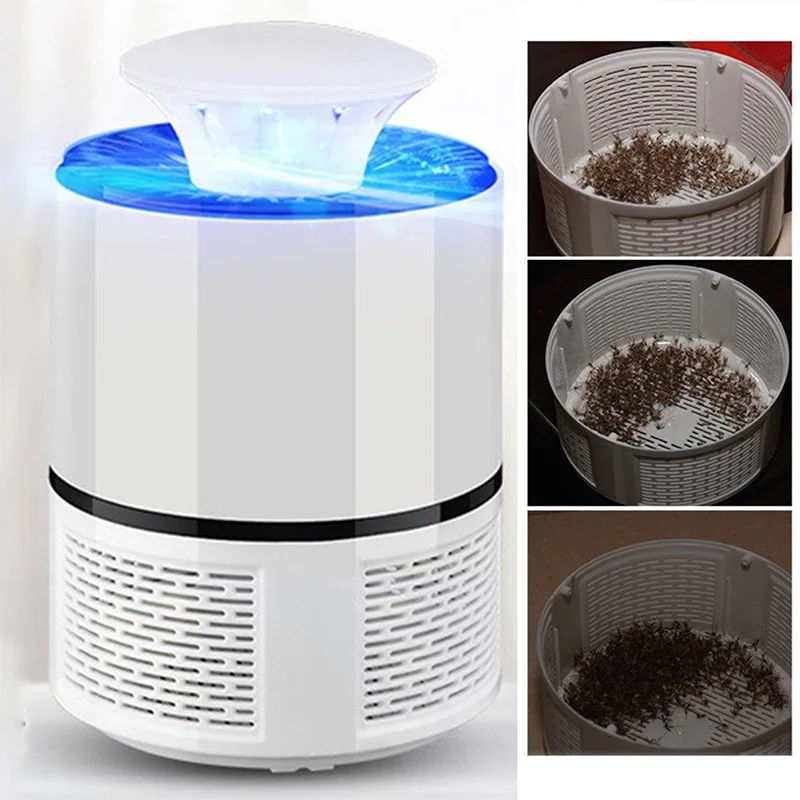 

Electric Mosquito Killer Lamp USB Rechargeable Fly Bug Zapper LED Light Insect Trap for Home Garden QJS Shop