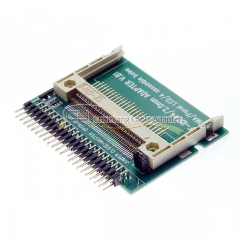 CF Compact Flash Merory Card to Laptop 2 5 &quot44-контактный внешний жесткий диск IDE HDD SSD адаптер cy |