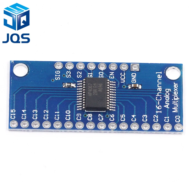 

Free shipping 50pcs/lot CD74HC4067 74HC4067 16-Channel Analog Digital Multiplexer Breakout Board Module