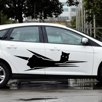 

Car owl Stripe Animal 65'' Door Decals for Focus Vinyl Graphics Side stickers ZC237