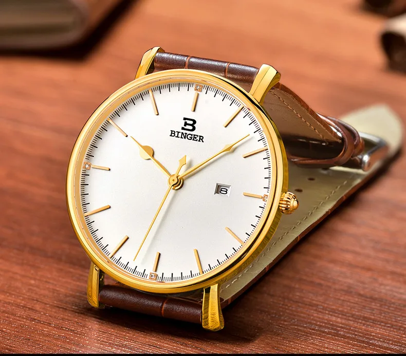 Ультра-тонкий 6,6 мм кварцевые часы для влюбленных элегантный британский ветер для мужчин бизнес состояние для мужчин t наручные часы из