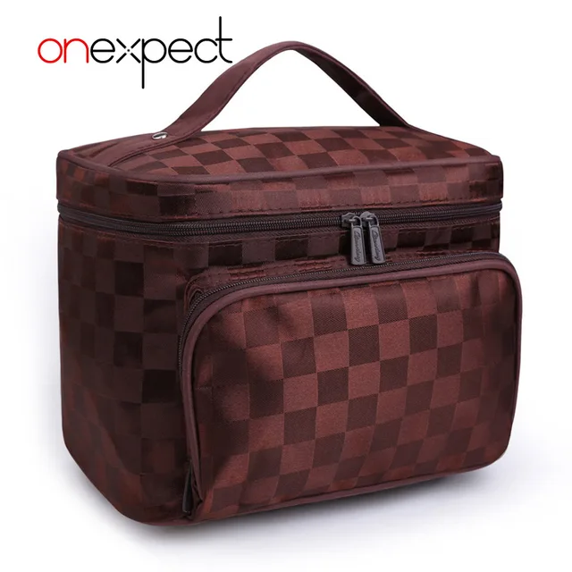 Onexpect 2018 Luxury Cosmetic Bag Professional Makeup Travel Onexpect 2018 Luxury Cosmetic Bag Professional Makeup Travel Organizer Case Beauty Necessary Make Up Storage